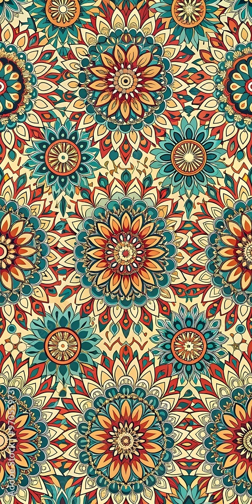 Gradient african pattern design Gradient african pattern design