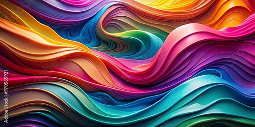 Vibrant and dynamic stock photo featuring fluid shapes, rich gradients, and captivating background with paper textures