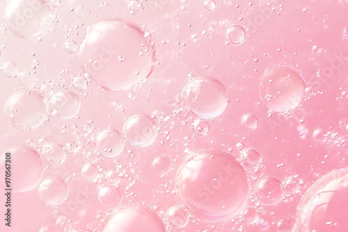 light pink oil bubbles texture 