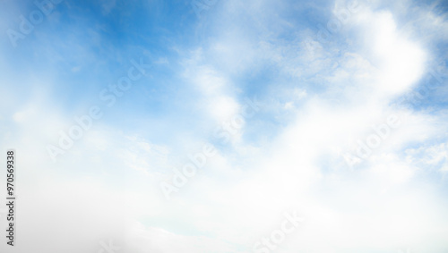 Sky background nature cloud paronama web cloudy summer winter season day, light beauty blue horizon spring brigth gradient calm abstract backdrop air nature view wallpaper landscape environment. photo