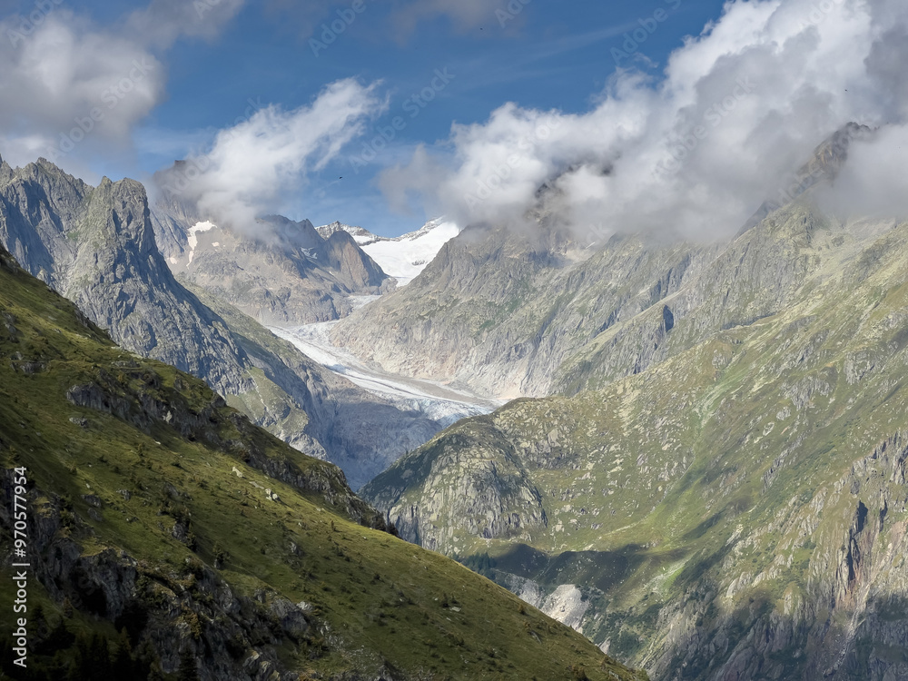Obraz premium Schweiz Aletschgletscher