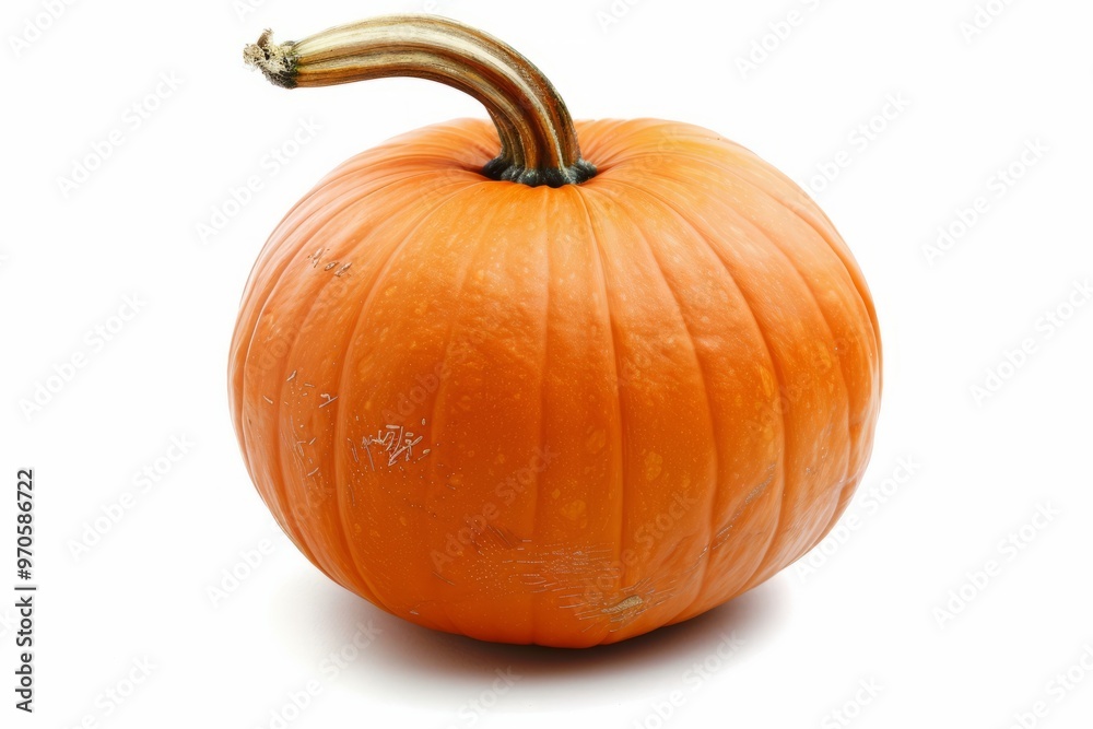 Obraz premium A fresh Pumpkin isolated on white