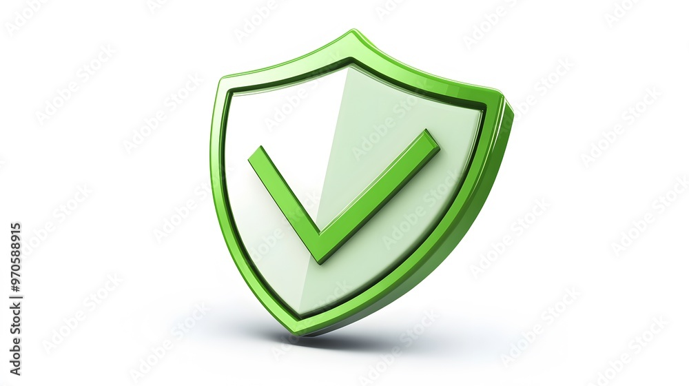 cartoon 3d Icon safety shield check mark perspective . green symbol security safety icon. Checkmark in minimalistic style. 3d vector illustration. white background
cartoon 3d Icon safety shield check mark perspective . green symbol security safety icon. Checkmark in minimalistic style. 3d vector illustration. white background