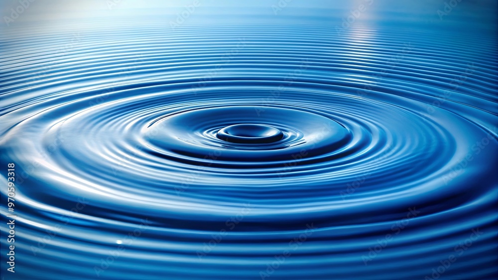 Simplified water ripple pattern with smooth curves and gentle movement Simplified water ripple pattern with smooth curves and gentle movement