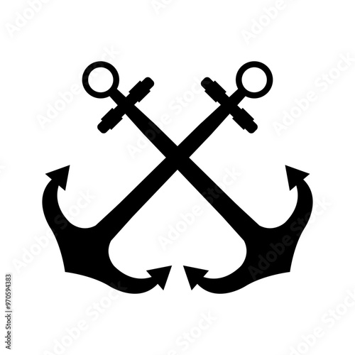 Crossed anchors