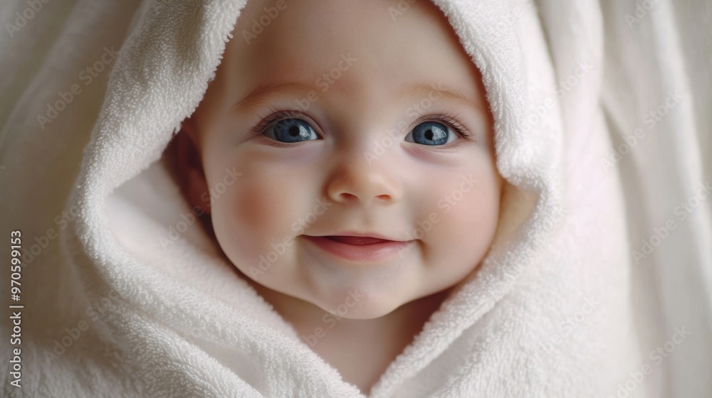 The Baby Wrapped in Towel The Baby Wrapped in Towel