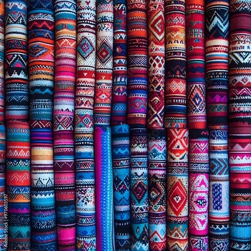 Colorful Woven Patterned Rugs