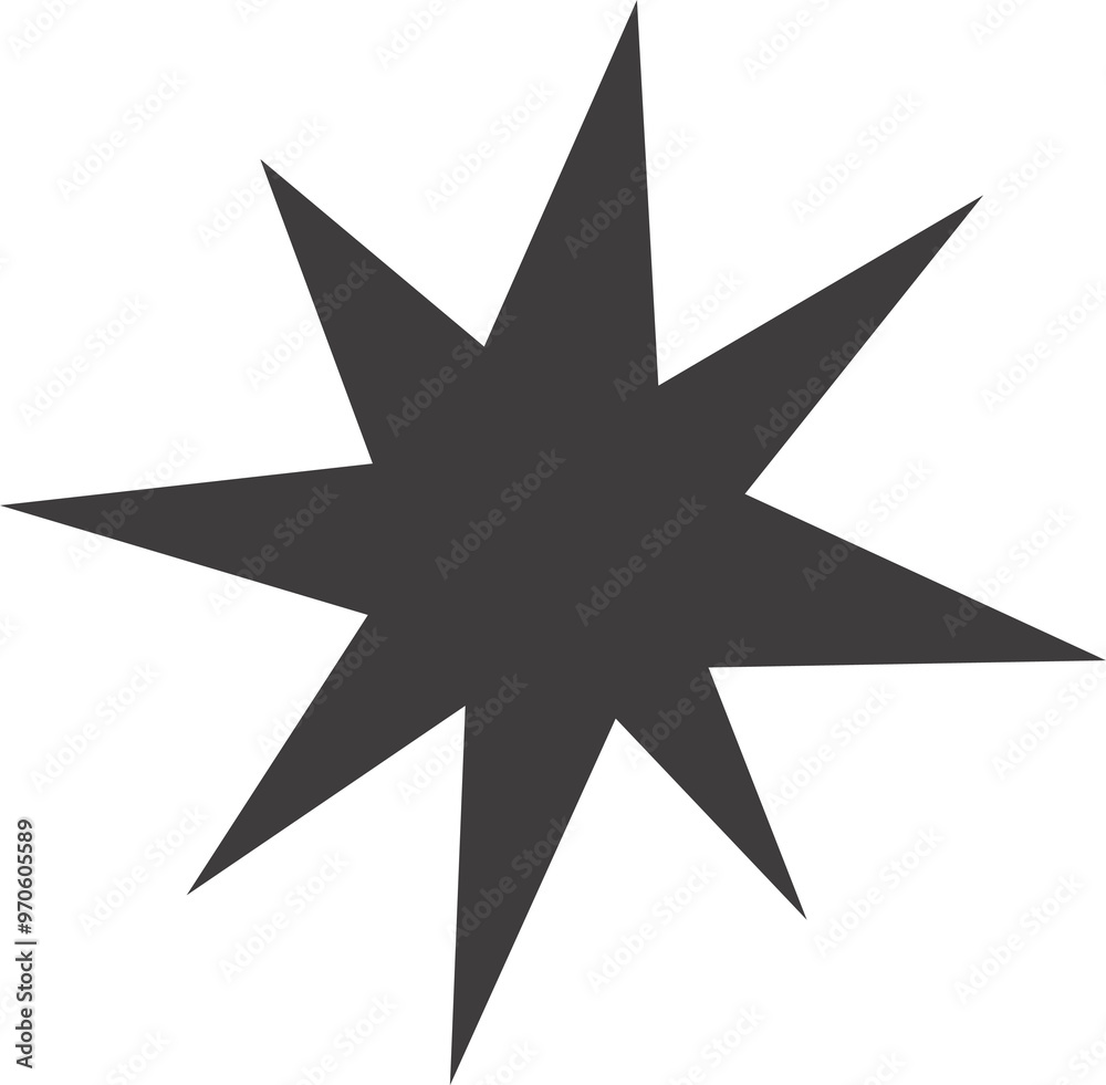 Star shape icon. Y2k abstract irregular shiny sparkle. Flash sparks starburst graphic element. Twinkle sticker. Black minimal flat simple sign. Star shape icon. Y2k abstract irregular shiny sparkle. Flash sparks starburst graphic element. Twinkle sticker. Black minimal flat simple sign.