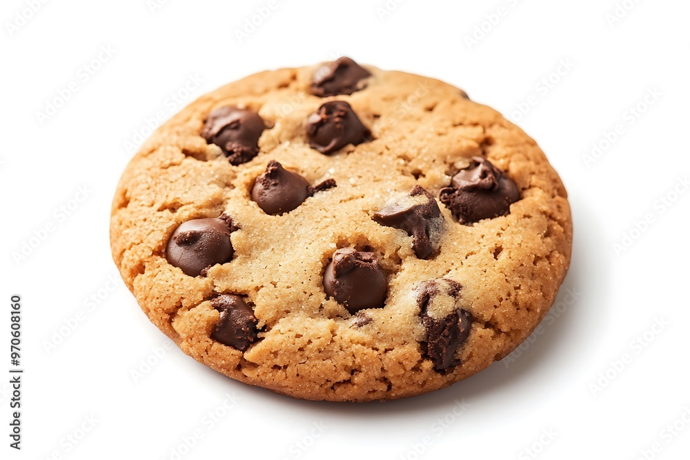 round cookie isolated on white background round cookie isolated on white background