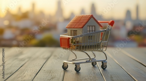The House in Shopping Cart