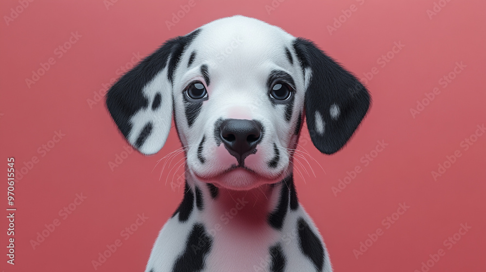 © feeling lucky - Adorable Dalmatian puppy with a playful expression, perfect for pet lovers and animal-themed projects. © feeling lucky - Adorable Dalmatian puppy with a playful expression, perfect for pet lovers and animal-themed projects.