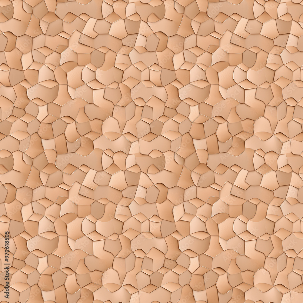 seamless abstract geometric pattern features an organic, stone-like geometric design in rose gold and beige tones. natural-themed designs, background, wallpaper, backdrop. architectural renderings seamless abstract geometric pattern features an organic, stone-like geometric design in rose gold and beige tones. natural-themed designs, background, wallpaper, backdrop. architectural renderings
