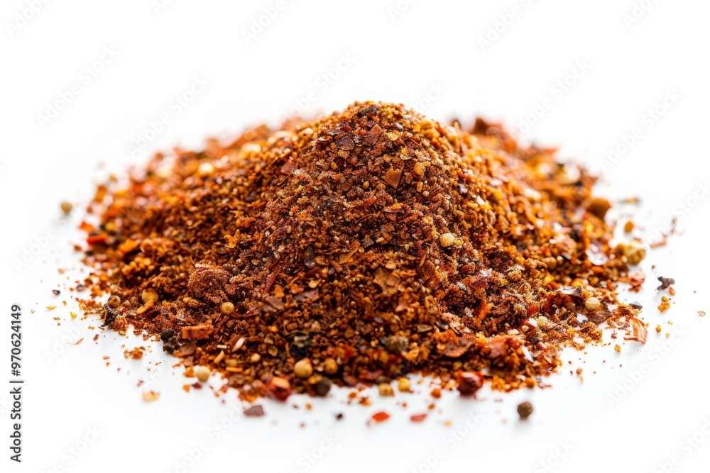 A fresh Barbecue seasoning and Barbecue seasoning Power isolated on white A fresh Barbecue seasoning and Barbecue seasoning Power isolated on white