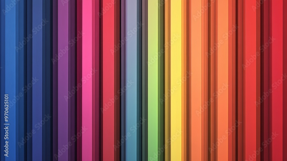 Abstract Colorful Striped Pattern Background