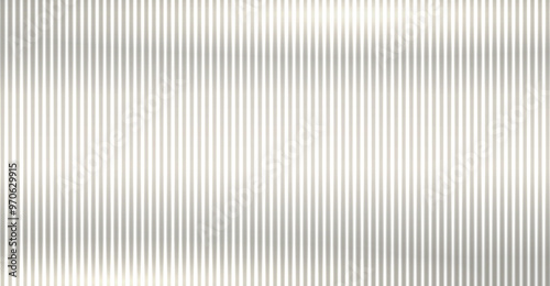 Trendy blue background of ribbed glass effect. Iridescent plastic texture with striped overlay. Gradient banner with holographic texture.Vector illustration.