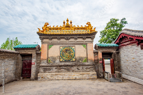 Ancient architecture of Houtu Temple in Jiexiu, Jincheng, Shanxi, China