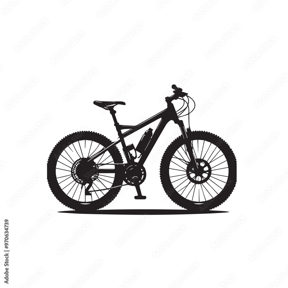 Bicycle vector illustration. Bicycle logo, icon vector design isolated on white background. Bicycle vector illustration. Bicycle logo, icon vector design isolated on white background.