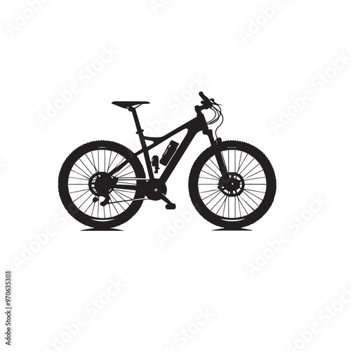 Bicycle vector illustration. Bicycle logo, icon vector design isolated on white background.