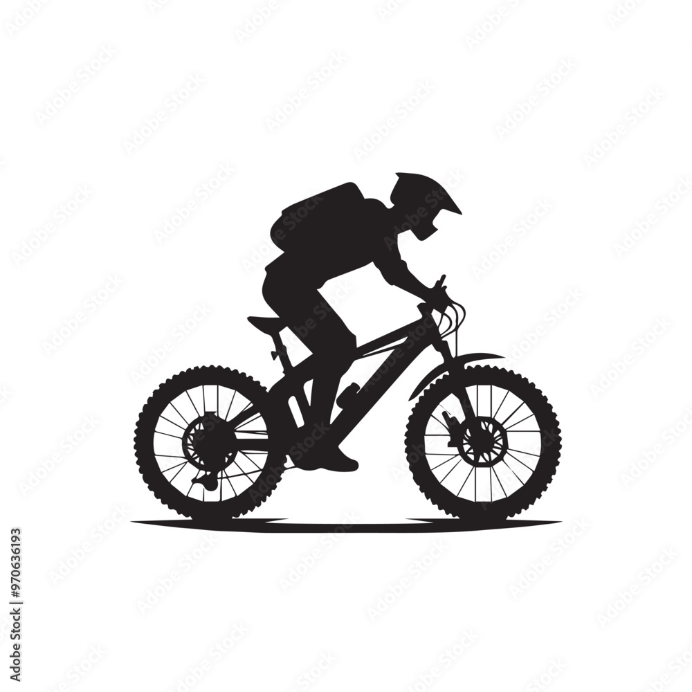 Bicycle silhouette. Bike vector logo. Bicycle illustration black and white. Bicycle silhouette. Bike vector logo. Bicycle illustration black and white.