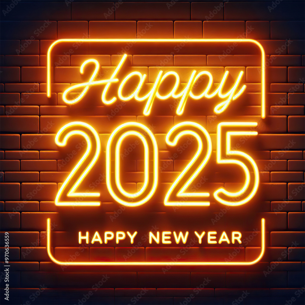 Happy New Year 2025 greeting card. 2025 New year celebration. Happy New Year 2025 greeting card. 2025 New year celebration.