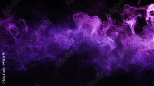 The Purple Abstract Smoke Flow