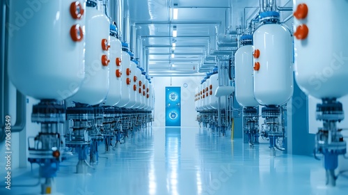 Advanced Water System in High Tech Facility Ensuring Clean Drinking Water