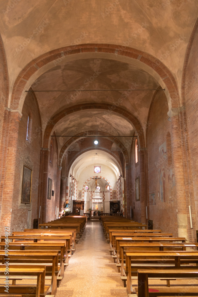 Pavia San Lanfranco church rural rock ancient vision panorama