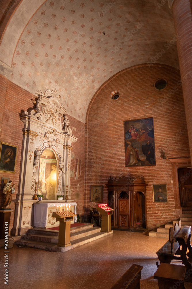 Pavia San Lanfranco church rural rock ancient vision panorama