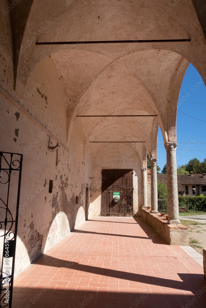 Pavia San Lanfranco church rural rock ancient vision panorama