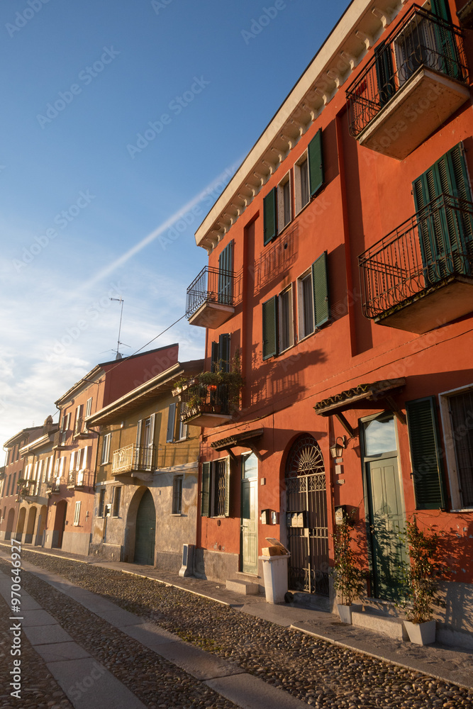 Pavia Ticino hamlet village country people characteristic view