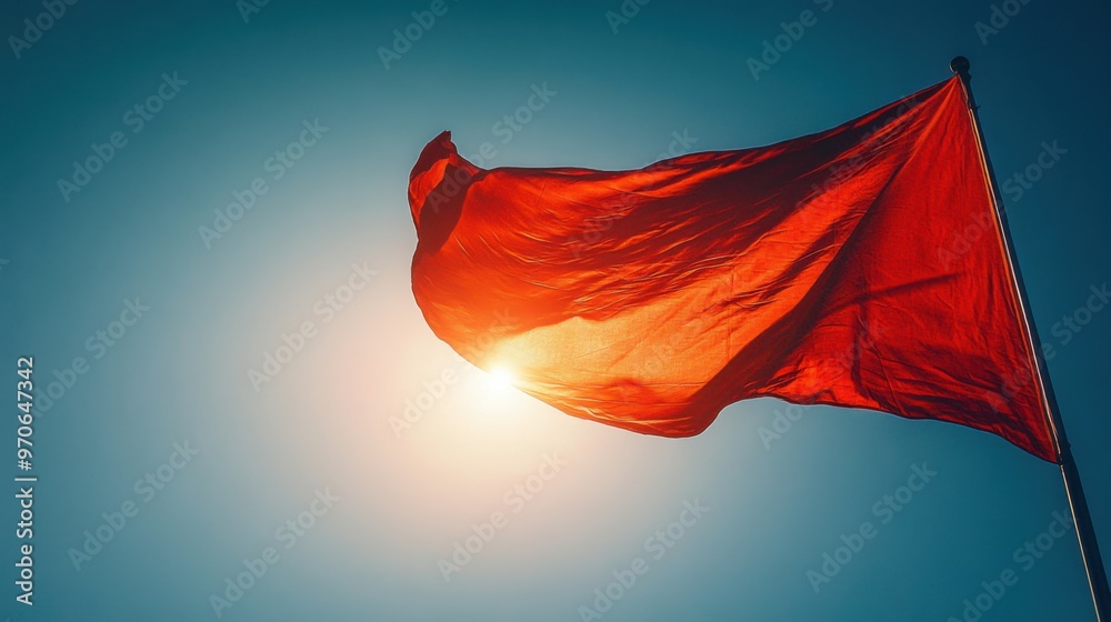 Red Flag Waving in the Wind Red Flag Waving in the Wind