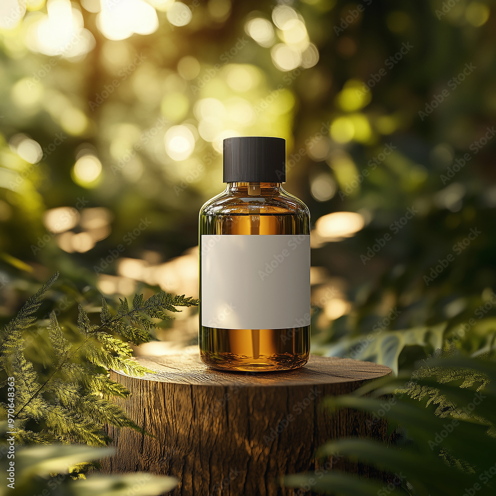 Fototapeta premium Mockup shampoo and shower gel