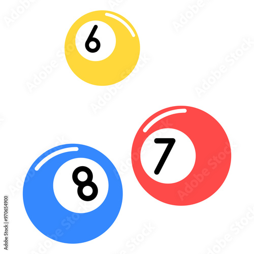 Billiard Ball Illustration