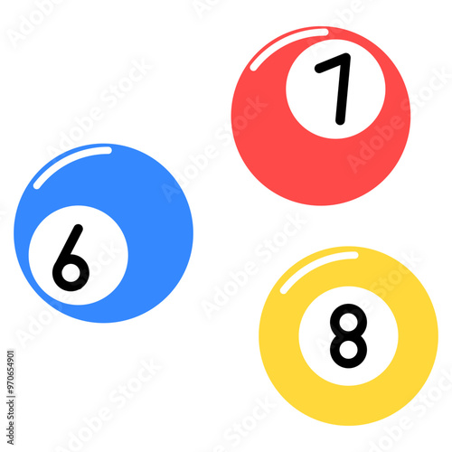Billiard Ball Illustration