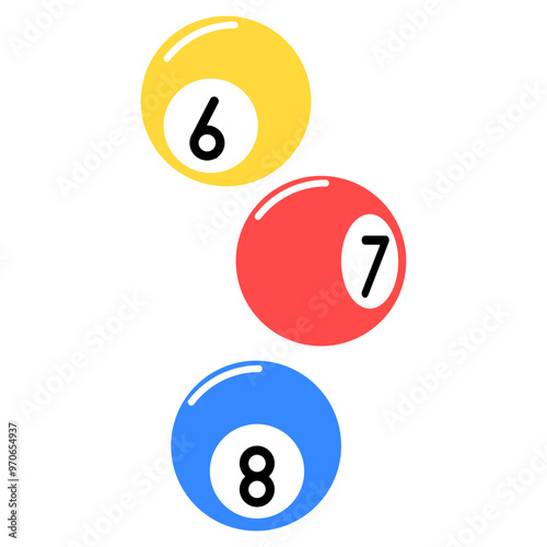 Billiard Ball Illustration