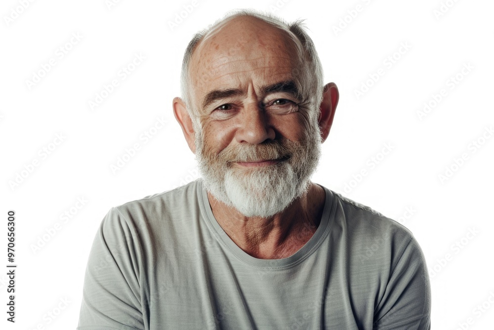 Happy mature man isolated on white background portrait. Happy mature man isolated on white background portrait.