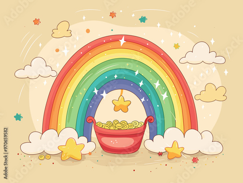 Rainbow of Hope: A Whimsical Journey to Joy and Fulfillment