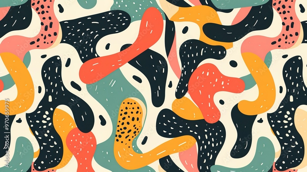 Abstract shape pattern wallpaper Abstract shape pattern wallpaper