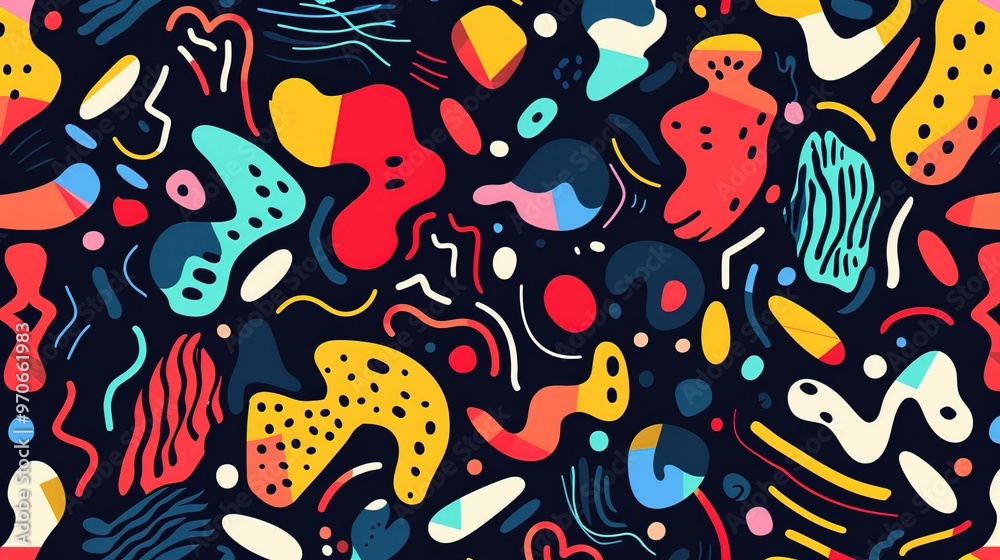 Abstract shape pattern wallpaper Abstract shape pattern wallpaper
