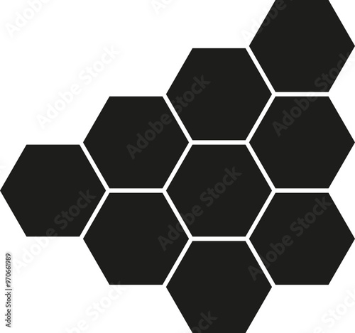 SVG Element Bee Hive Hexagon