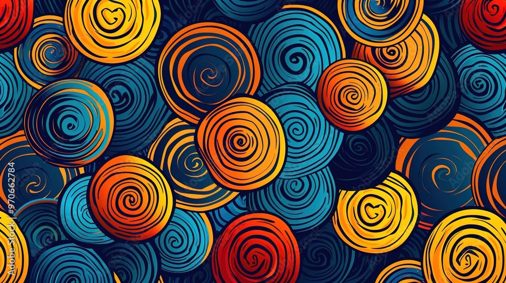 Spiral pattern wallpaper Spiral pattern wallpaper
