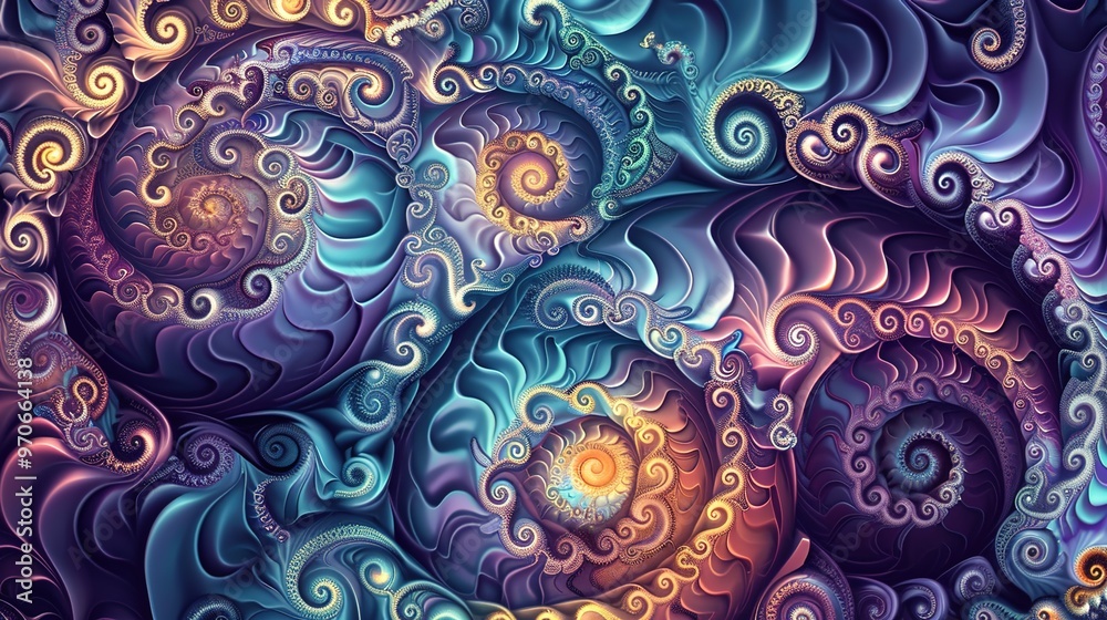 Spiral pattern wallpaper Spiral pattern wallpaper