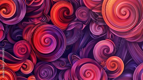 Swirl pattern wallpaper