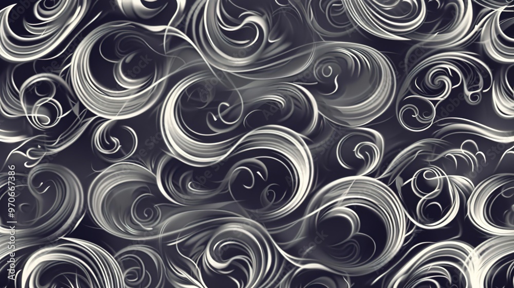 Swirl pattern wallpaper
