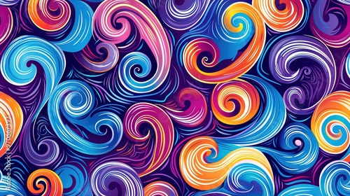 Swirl pattern wallpaper