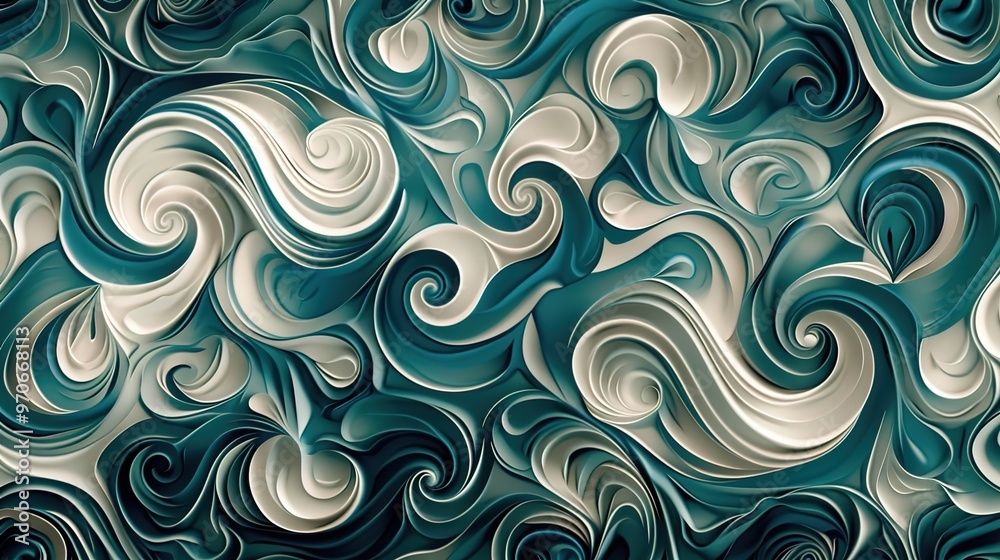 Swirl pattern wallpaper
