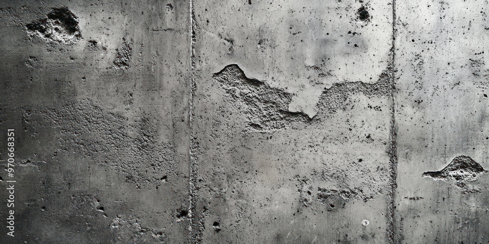 Fototapeta premium Weathered Concrete Wall with Cracks and Texture