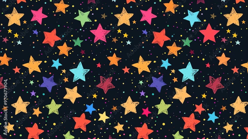 Star pattern seamless wallpaper Star pattern seamless wallpaper