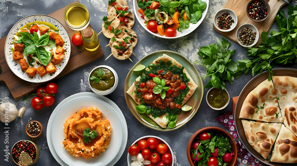Vibrant Culinary Photo - Delicious Food, Healthy Vibrant Culinary Photo - Delicious Food, Healthy