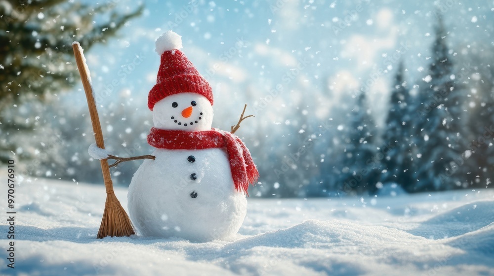 The Charming Snowman Scene The Charming Snowman Scene